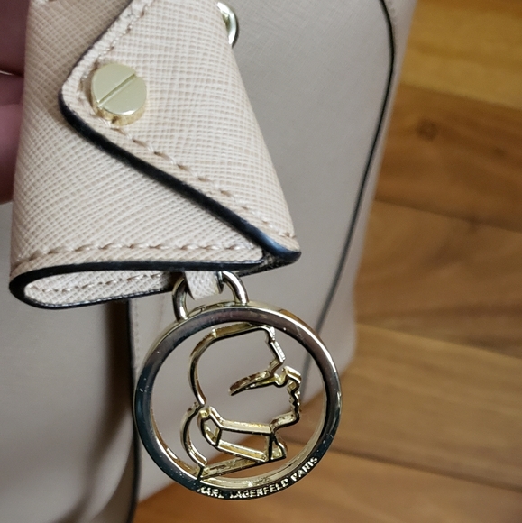 Karl Lagerfeld Paris - textured tote - purse - Picture 3 of 10